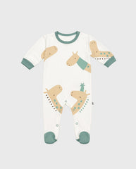 Pijama Enteriza Estampado Jirafa Verde