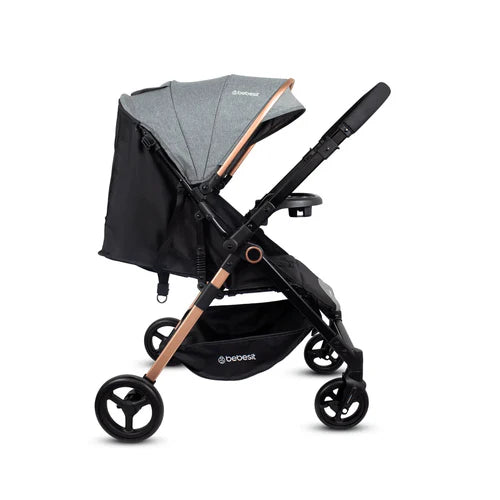 Coche Mango Reversible City Gris Bebesit