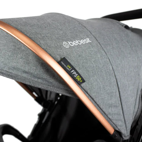 Coche Mango Reversible City Gris Bebesit