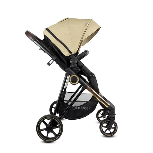 Coche Con Porta Bebé Cosmos Beige Bebesit Estilo