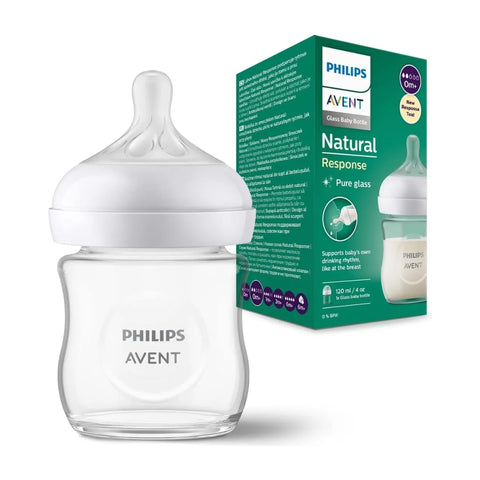 Tetero Natural Response 3.0 4oz Vidrio Avent