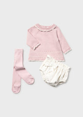 Conjunto Tricot Panty Rosa Mayoral