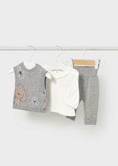 Conjunto Chaleco Tejido Gris Mayoral