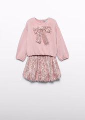 Conjunto Falda Flecos Rosa Abel & Lula 