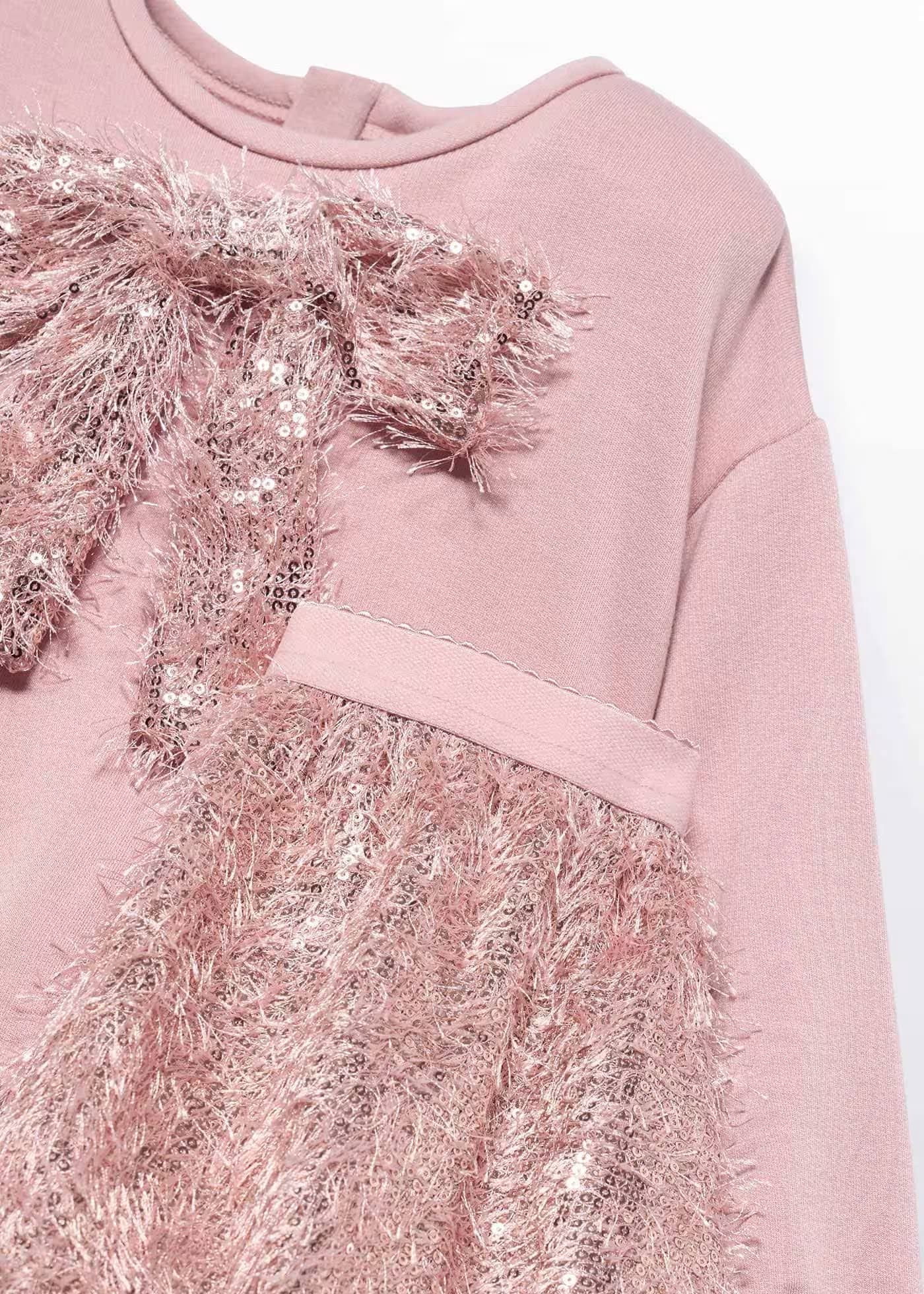 Conjunto Falda Flecos Rosa Abel & Lula Detalle