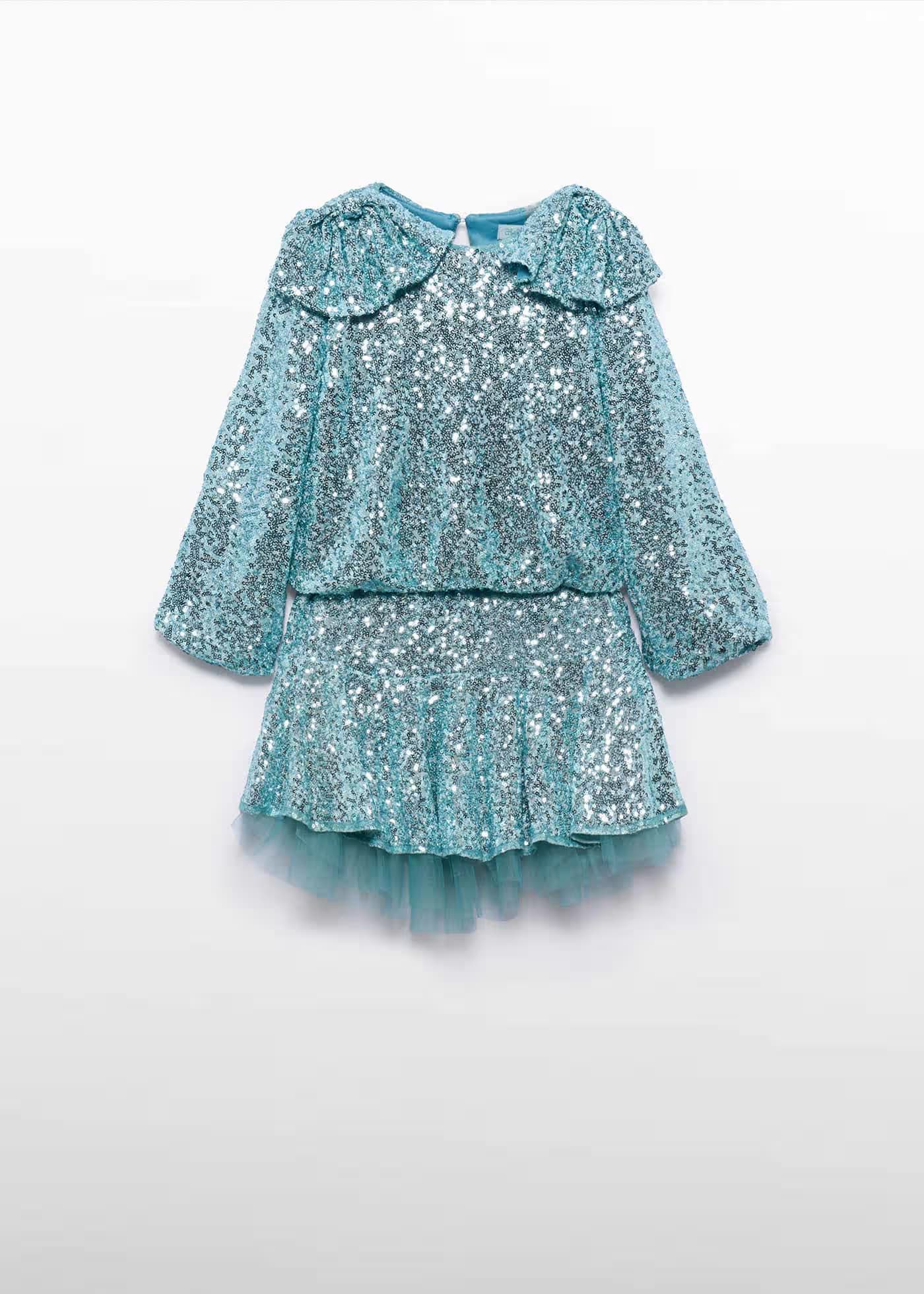 Conjunto Falda Lentejuelas Agua Azul Abel & Lula 