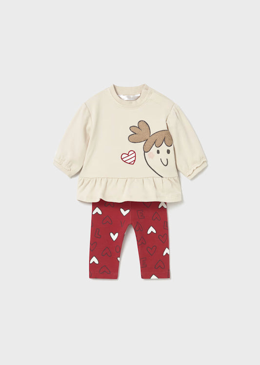 Conjunto Saco Muñeca Beige Mayoral