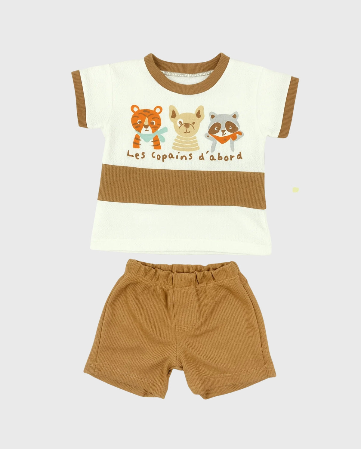 Conjunto Bermuda y Camiseta Galleta Friends cafe