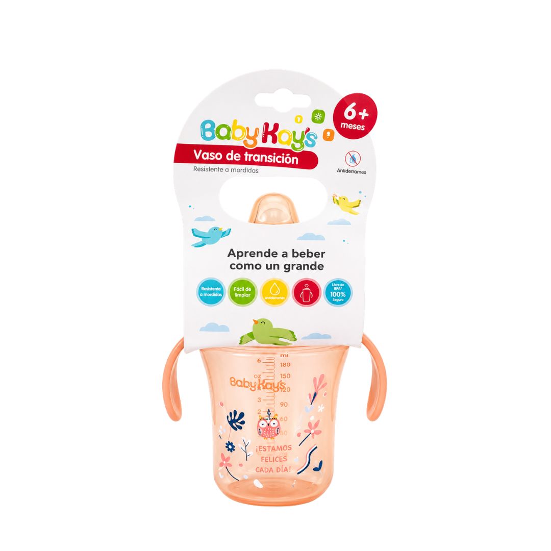 Vaso de Transición Asas Animales 8oz