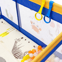 Corral De Juegos Con Pelotas Ballena y Pez