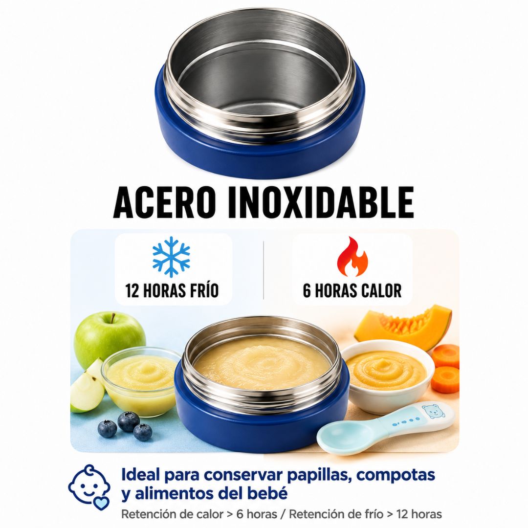 Termo Porta Alimentos Acero Estampado ESTILO