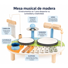 Mes de Juego Multiple Musical Madera
