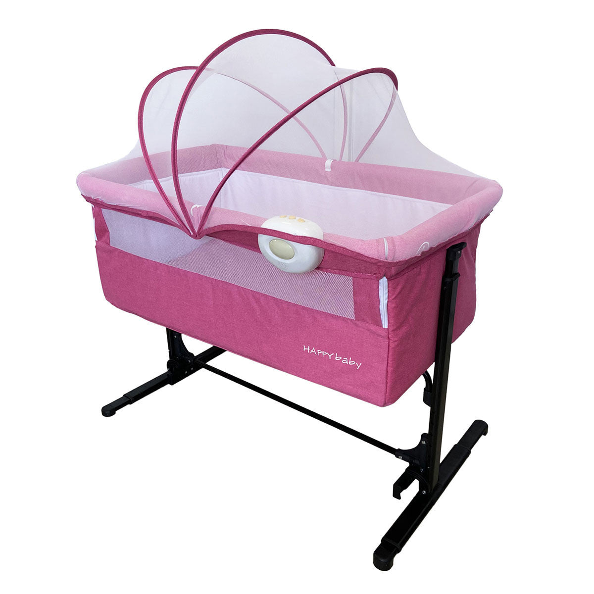 Cuna Colecho Happy Baby Mix Rosa Priori Mosquitero