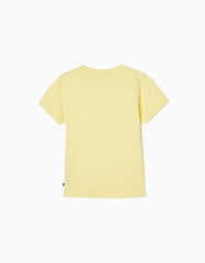 Camiseta Algodón Pique Amarillo