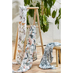 Muselina Bambú 120 x 120 África Blanco