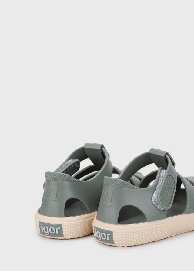 Sandalias Bay Verde Igor detalle 