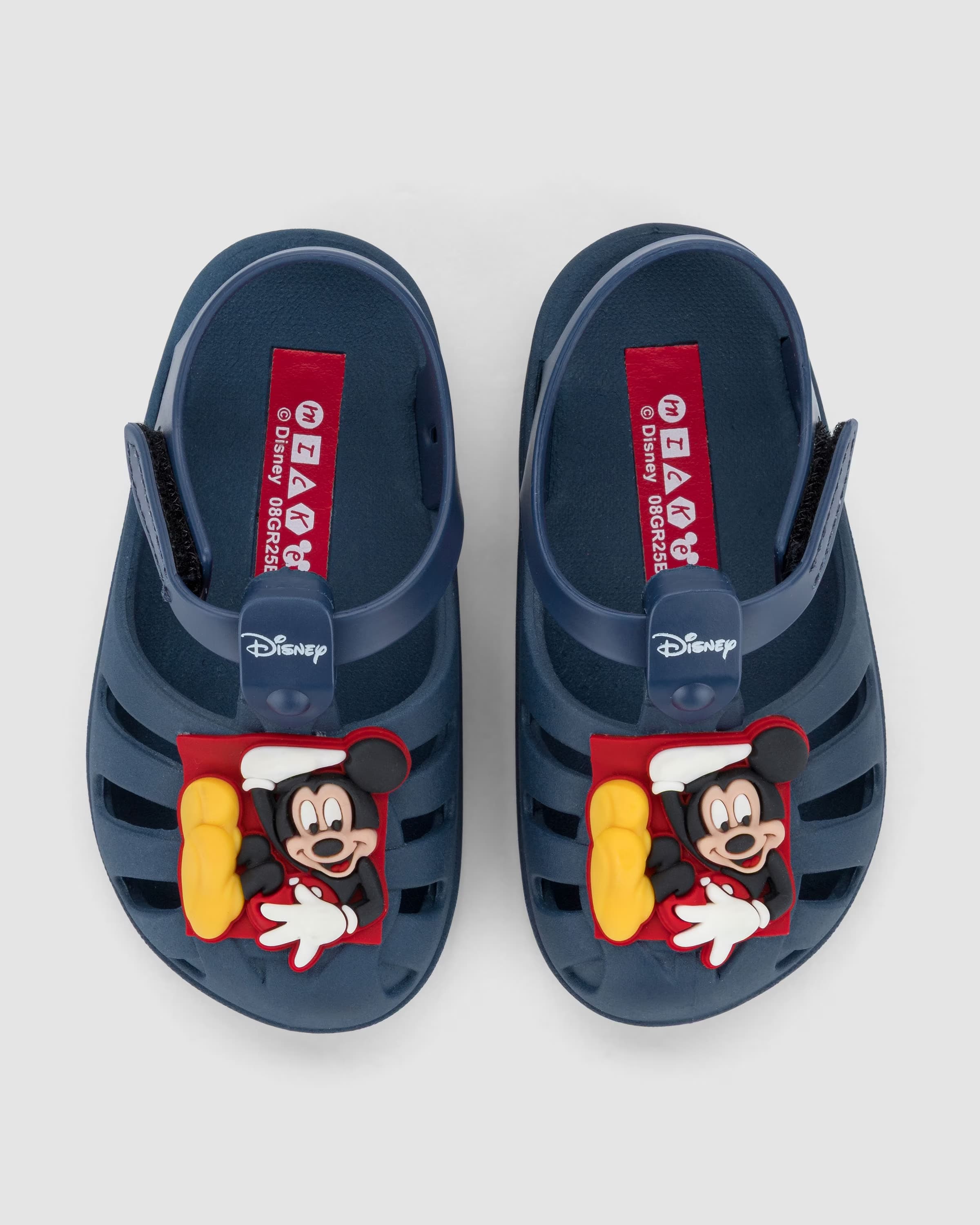sandalias infantiles Cartago Mickey azul navy vista frontal