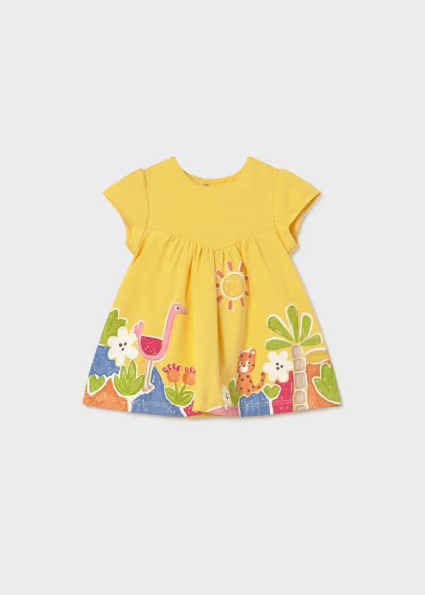 Vestido Estampado Sol Amarillo Mayoral