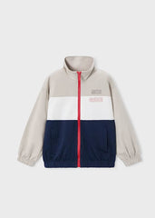 Conjunto deportivo infantil gris y azul