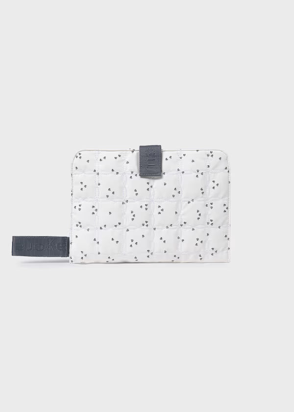 Portadocumentos con Cambiador Corazones Gris Mayoral