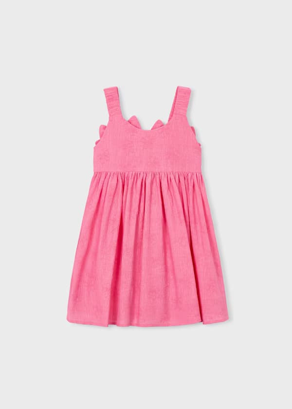 Vestido rosa elegante para niña