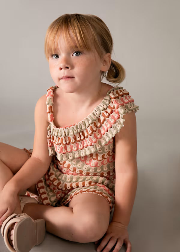 Conjunto Short y Blusa Asimétrico Colores Pastel Mayoral