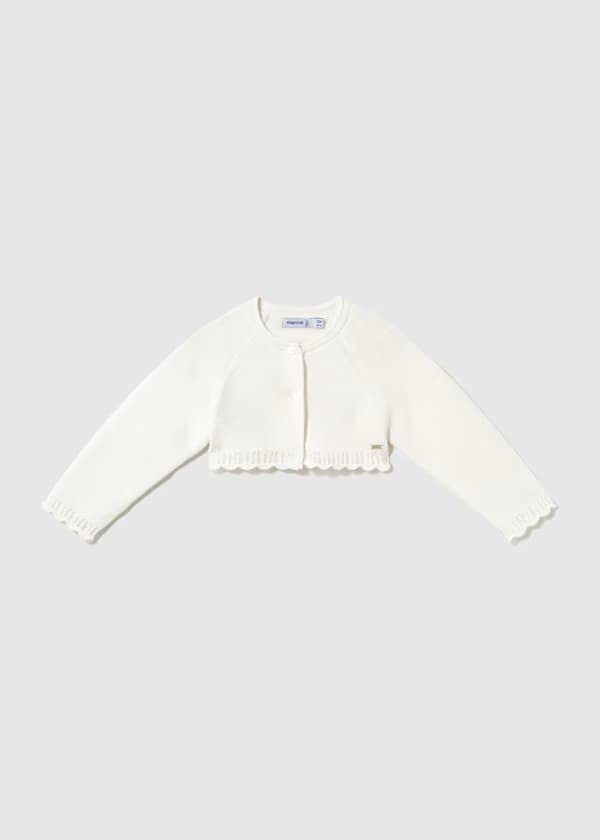 Saco Tricot Blanco Mayoral