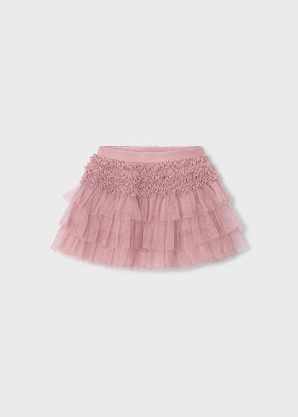 Falda Tul Cuarzo Rosa Mayoral