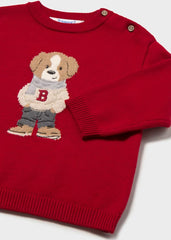 Saco Botones Estampado Oso Rojo Mayoral