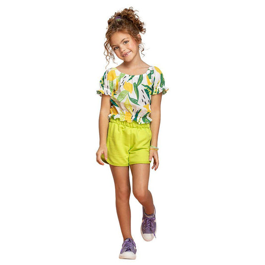 Conjunto Verano Short Plantas y Limones