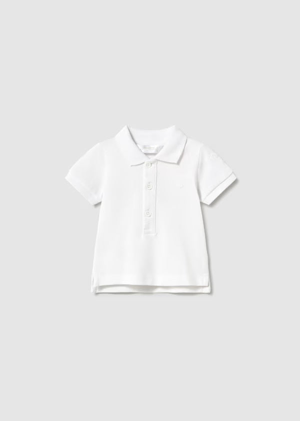 Polo Manga Corta Blanco Mayoral