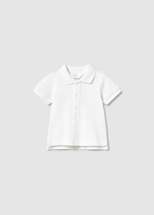 Polo Manga Corta Blanco Mayoral