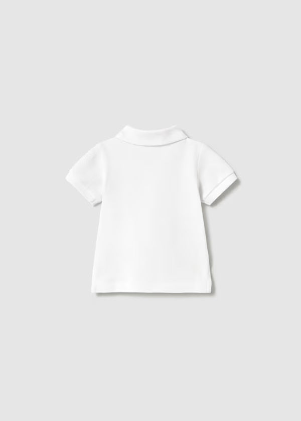 Polo Manga Corta Blanco Mayoral estilo
