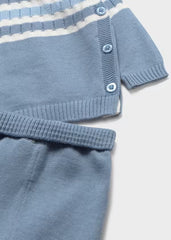 Primer Día Rayas Azul Mayoral detalle