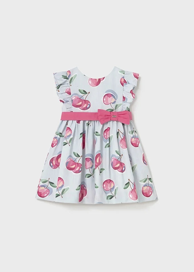 Vestido Estampado Frutas Azul Mayoral