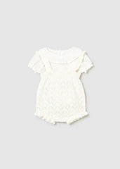 Conjunto Body en Tricot y Blusa Blanco Mayoral 