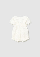 Conjunto Body en Tricot y Blusa Blanco Mayoral Estilo