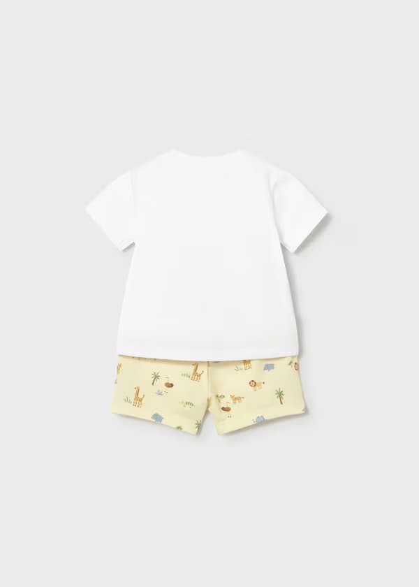 Conjunto Bermuda Safari Blanco Mayoral