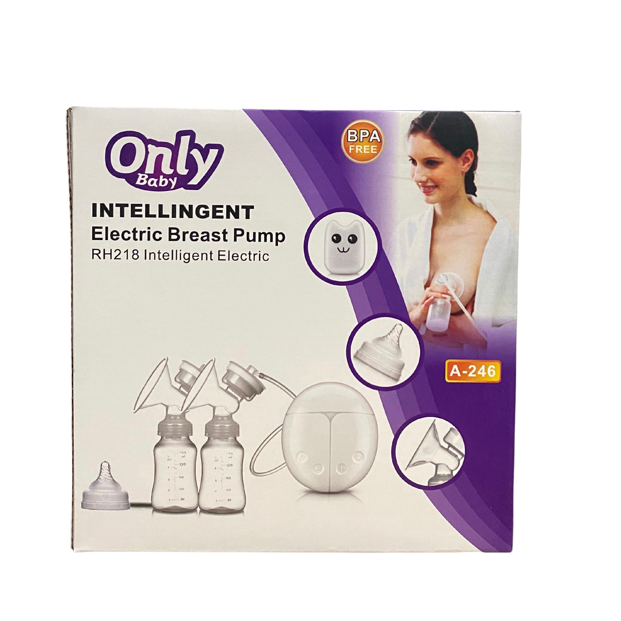 Extractor Eléctrico de Leche Materna Doble Blanco Caja