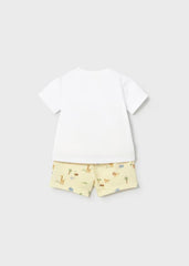 Conjunto Bermuda Safari Blanco Mayoral