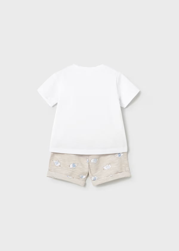 Conjunto Bermuda Elefante Blanco Mayoral estilo