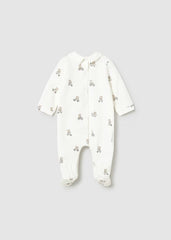 Set 2 Pijamas Cuello Estampado Osos Crudo Mayoral