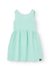 Vestido Rayas Menta Boboli