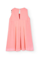 Vestido Algodon Salmon Boboli