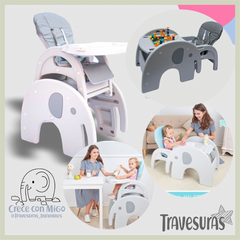 Comedor Para Bebé 2 En 1 Elefante Gris Maxibaby