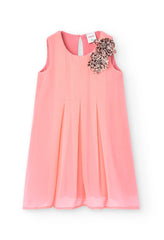 Vestido Algodon Salmon Boboli