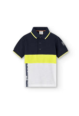 Polo Combinado Azul Boboli