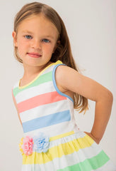 Vestido Rayas Colores Boboli