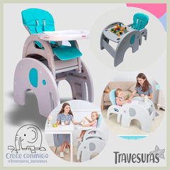 Comedor Para Bebé 2 En 1 Elefante Aguamarina Maxibaby