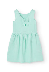 Vestido Rayas Menta Boboli